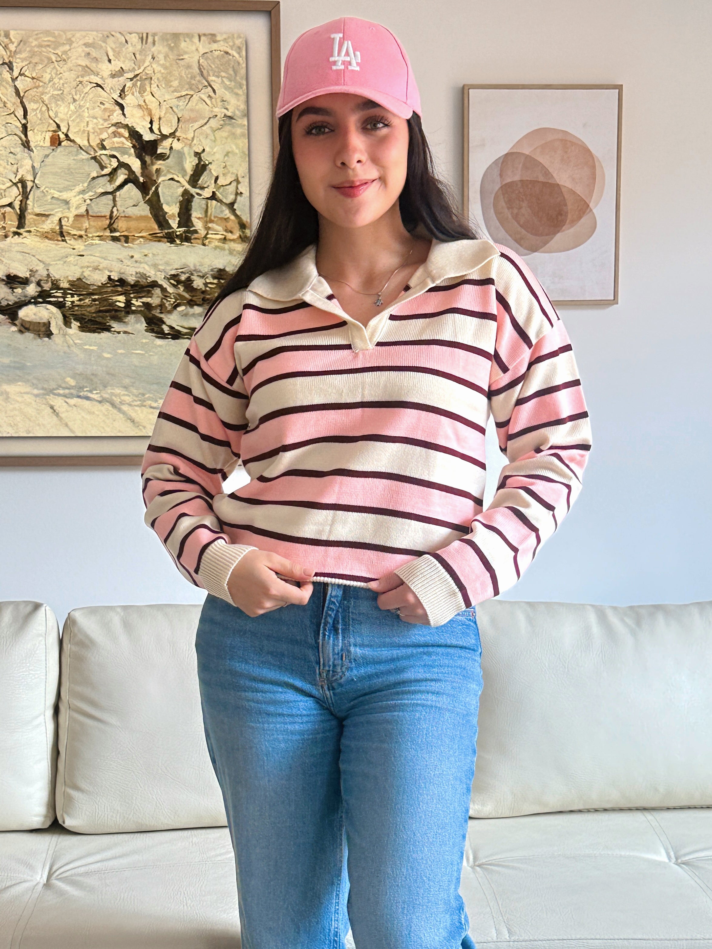 Sweter horizonte rayas